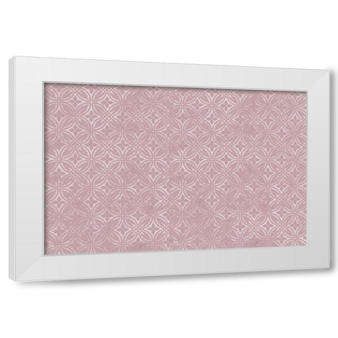 Wildflower Hope Pattern White Modern Wood Framed Art Print by Kimberly, Allen