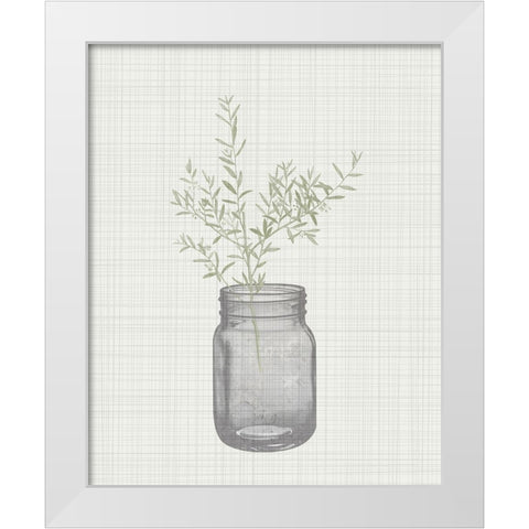 In the Jar 1 White Modern Wood Framed Art Print by Kimberly, Allen