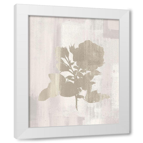 Silhouette 1 White Modern Wood Framed Art Print by Kimberly, Allen