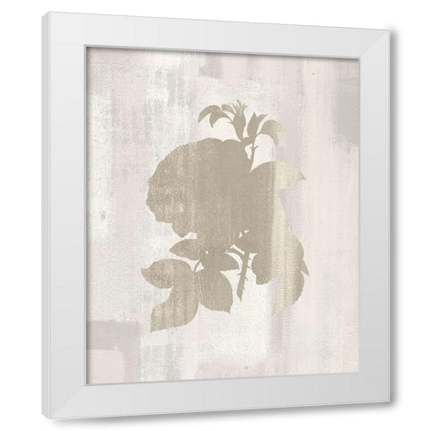 Silhouette 2 White Modern Wood Framed Art Print by Kimberly, Allen