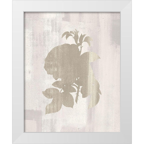 Silhouette 2 White Modern Wood Framed Art Print by Kimberly, Allen