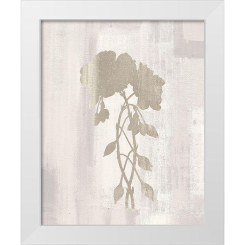 Silhouette 3 White Modern Wood Framed Art Print by Kimberly, Allen