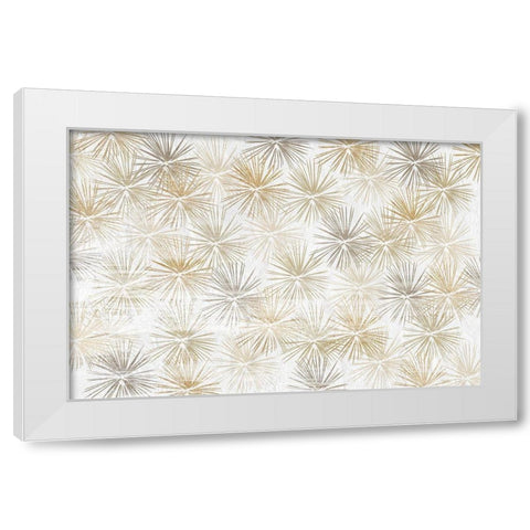 Burst of Light White Modern Wood Framed Art Print by Kimberly, Allen