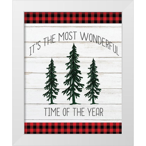 Wonderful Time 2 White Modern Wood Framed Art Print by Kimberly, Allen