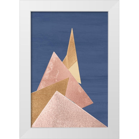Desert Sculpture White Modern Wood Framed Art Print by Kimberly, Allen