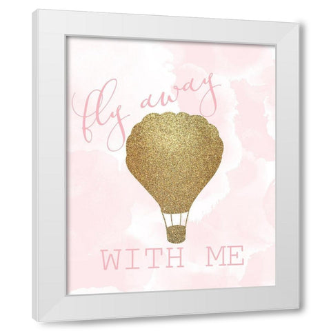 Forever 3 White Modern Wood Framed Art Print by Kimberly, Allen