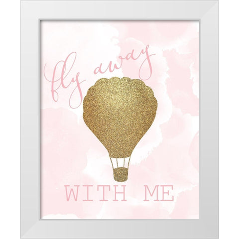 Forever 3 White Modern Wood Framed Art Print by Kimberly, Allen