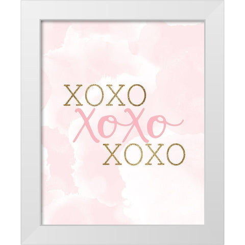 Forever 4 White Modern Wood Framed Art Print by Kimberly, Allen