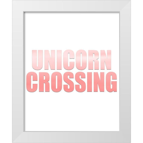 Ombre Pink 2 White Modern Wood Framed Art Print by Kimberly, Allen