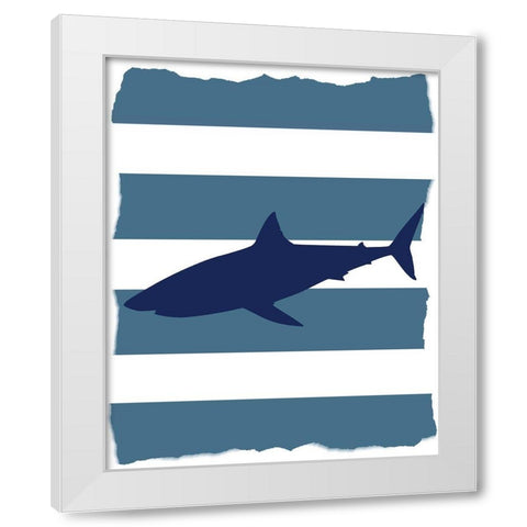 Wild One 3 White Modern Wood Framed Art Print by Kimberly, Allen