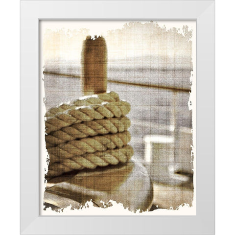 Learning the Ropes 2 White Modern Wood Framed Art Print by Kimberly, Allen