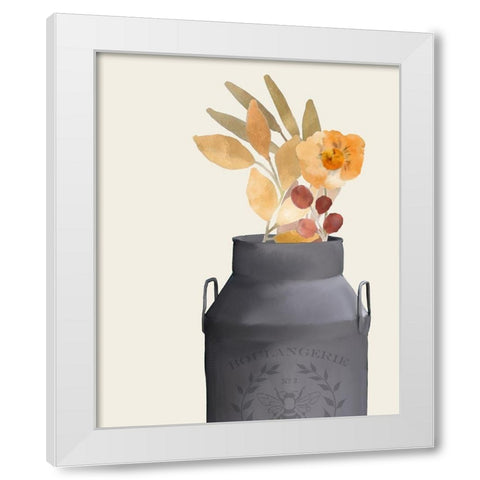 Colors of Fall 4 White Modern Wood Framed Art Print by Kimberly, Allen