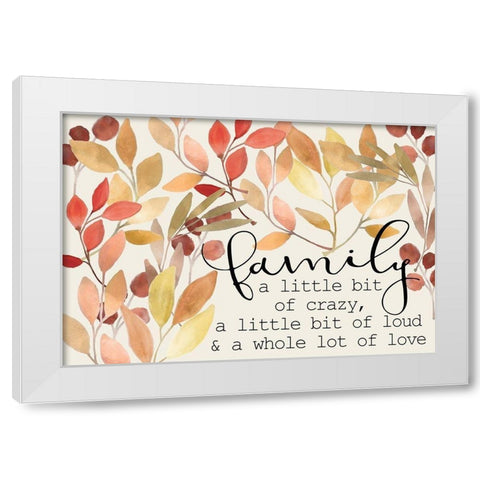 Colors of Fall 7 White Modern Wood Framed Art Print by Kimberly, Allen
