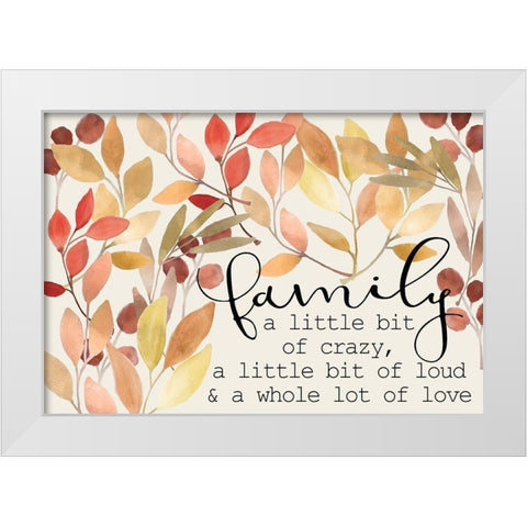 Colors of Fall 7 White Modern Wood Framed Art Print by Kimberly, Allen