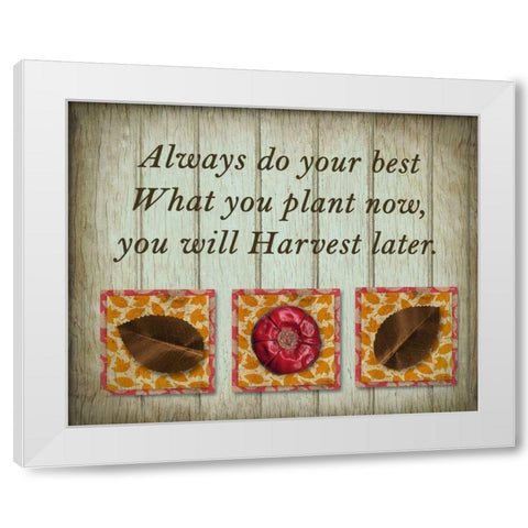 Always White Modern Wood Framed Art Print by Allen, Kimberly