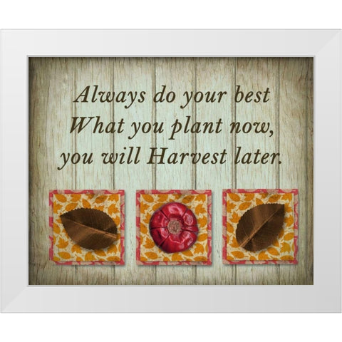 Always White Modern Wood Framed Art Print by Allen, Kimberly