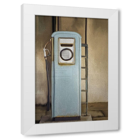 Filling Up White Modern Wood Framed Art Print by Kimberly, Allen