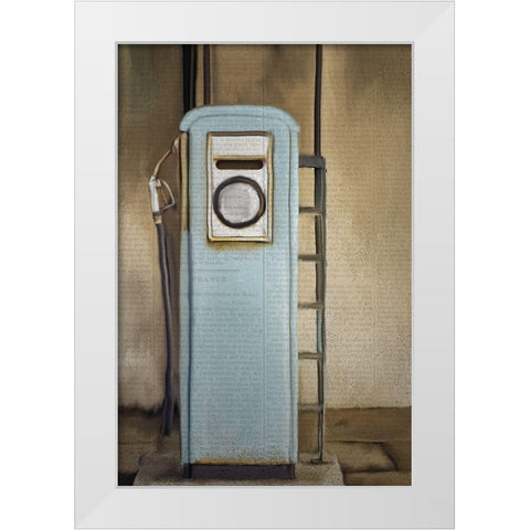 Filling Up White Modern Wood Framed Art Print by Kimberly, Allen