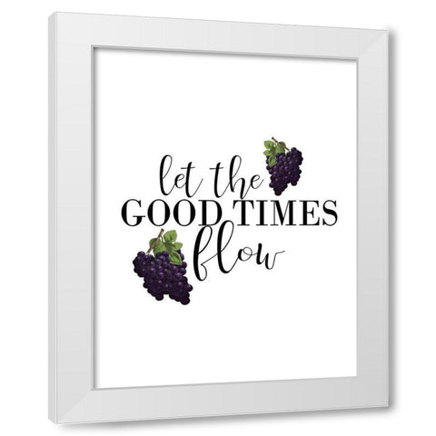 On the Vine 9 v2 White Modern Wood Framed Art Print by Kimberly, Allen