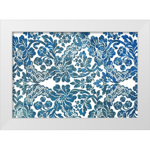 Multi Scroll v1 White Modern Wood Framed Art Print by Kimberly, Allen