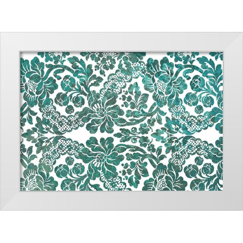 Multi Scroll v2 White Modern Wood Framed Art Print by Kimberly, Allen