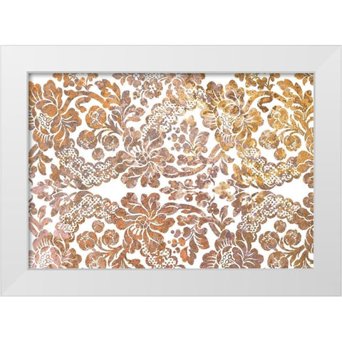 Multi Scroll v3 White Modern Wood Framed Art Print by Kimberly, Allen