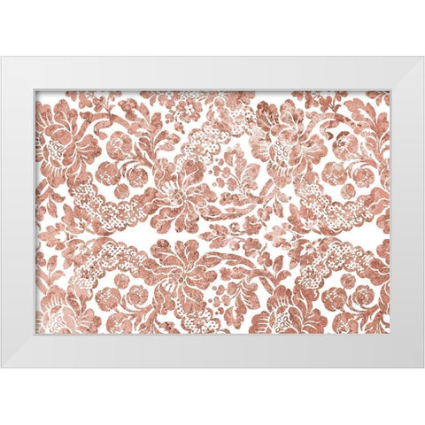 Multi Scroll v5 White Modern Wood Framed Art Print by Kimberly, Allen