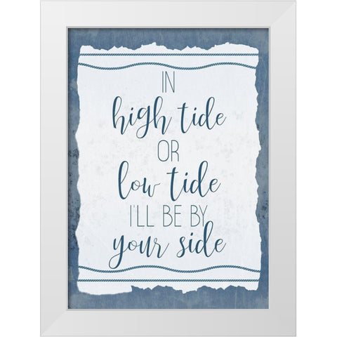 Seas Tide 2 White Modern Wood Framed Art Print by Kimberly, Allen