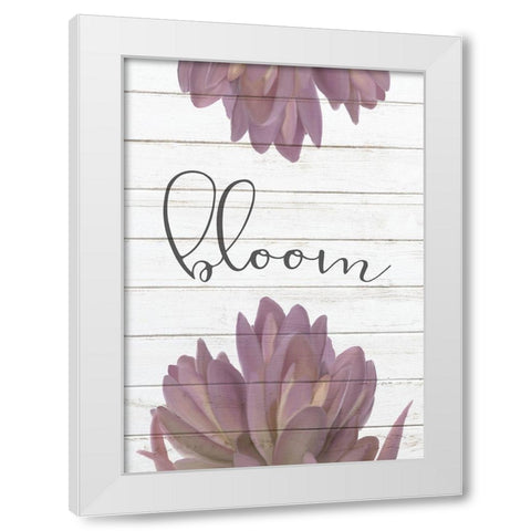 Bloom Grow 2 White Modern Wood Framed Art Print by Kimberly, Allen