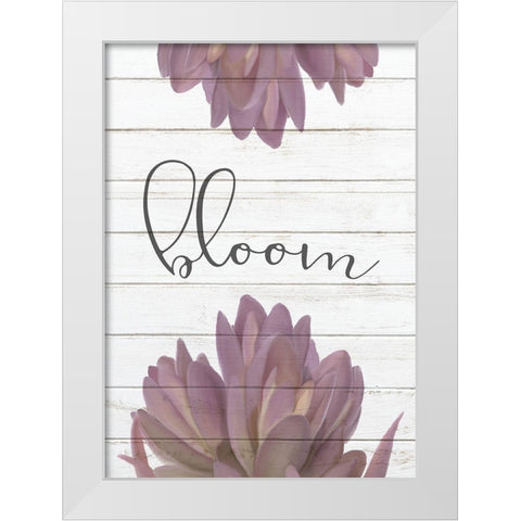 Bloom Grow 2 White Modern Wood Framed Art Print by Kimberly, Allen
