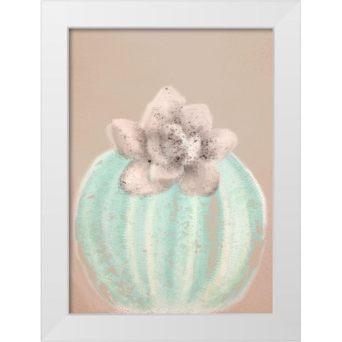 Cactus Believe 2B White Modern Wood Framed Art Print by Kimberly, Allen