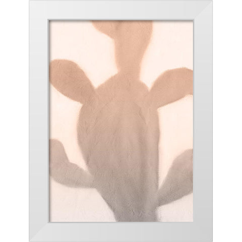Pink Dusk Cactus 2 White Modern Wood Framed Art Print by Kimberly, Allen