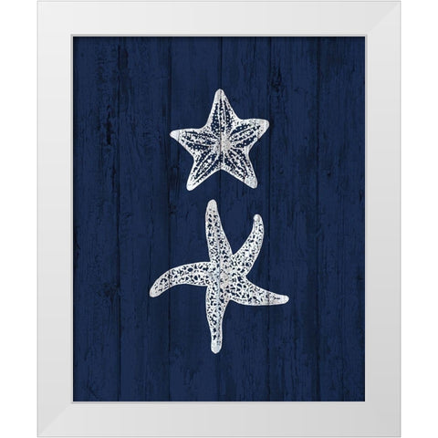 Beach House 3 White Modern Wood Framed Art Print by Kimberly, Allen