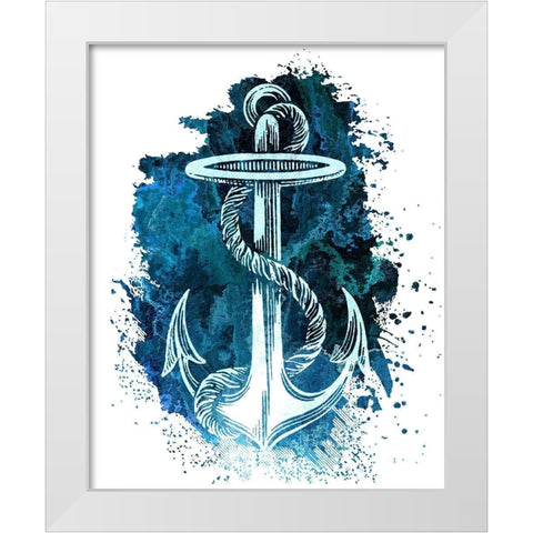 As Free 1 White Modern Wood Framed Art Print by Kimberly, Allen