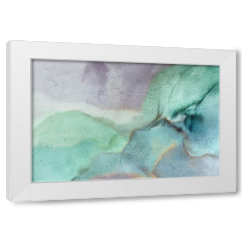 Dreams White Modern Wood Framed Art Print by Kimberly, Allen