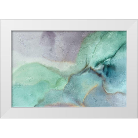 Dreams White Modern Wood Framed Art Print by Kimberly, Allen