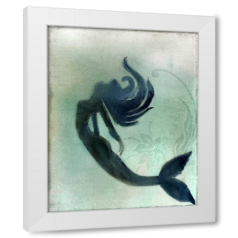 Splash White Modern Wood Framed Art Print by Allen, Kimberly