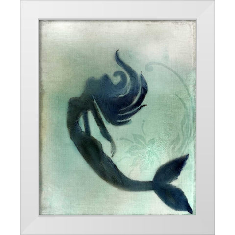 Splash White Modern Wood Framed Art Print by Allen, Kimberly
