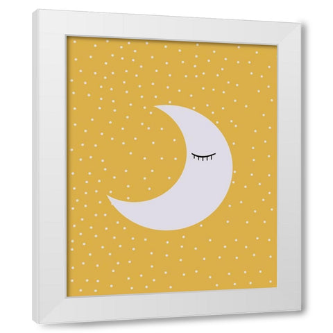 To the Cosmos 3 White Modern Wood Framed Art Print by Kimberly, Allen