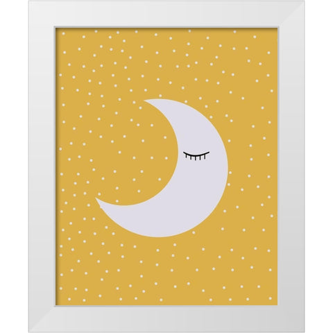 To the Cosmos 3 White Modern Wood Framed Art Print by Kimberly, Allen