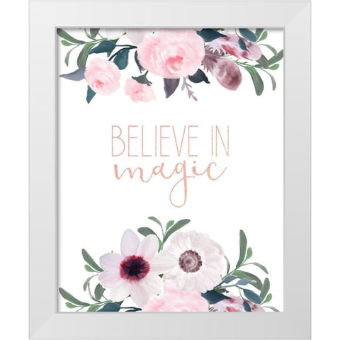 Dreaming 3 White Modern Wood Framed Art Print by Kimberly, Allen