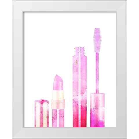 Wake UP 3 White Modern Wood Framed Art Print by Kimberly, Allen