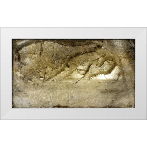 Evergreen White Modern Wood Framed Art Print by Allen, Kimberly