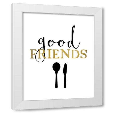 Good Wine 3 White Modern Wood Framed Art Print by Kimberly, Allen