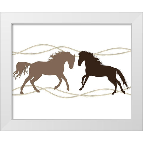 Country Living 4 White Modern Wood Framed Art Print by Kimberly, Allen