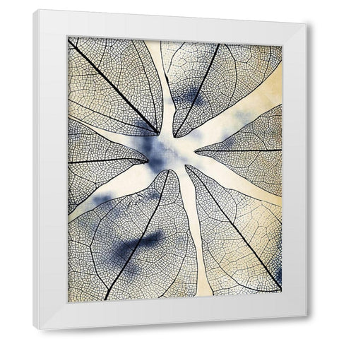 Transparent Leaves 1 White Modern Wood Framed Art Print by Kimberly, Allen