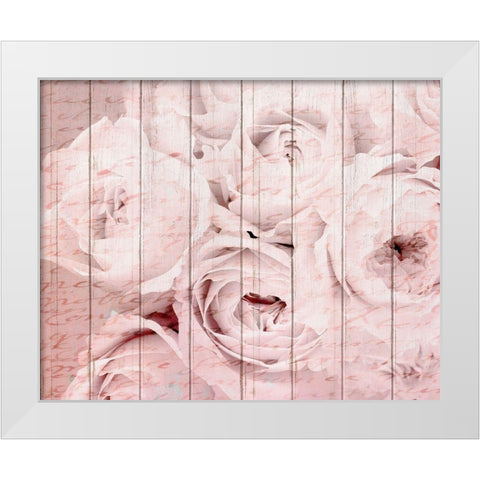 In The Roses 2 White Modern Wood Framed Art Print by Kimberly, Allen