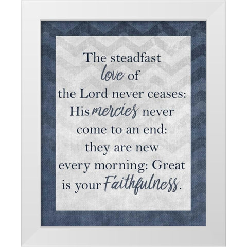 Great Is White Modern Wood Framed Art Print by Allen, Kimberly