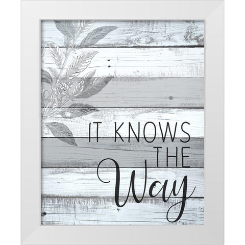 Follow Your Soul 2 White Modern Wood Framed Art Print by Kimberly, Allen