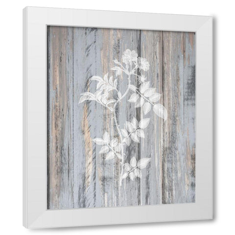Botanical Wood 1 White Modern Wood Framed Art Print by Kimberly, Allen